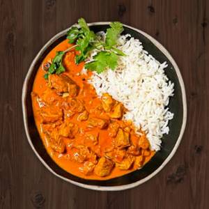 Butter Chicken with rice 