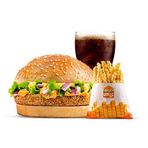 Cheese Masala Burger Meal