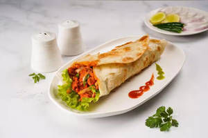 Shawarma With Peri Peri Fries And Coke Soft Beverage (200 Ml)
