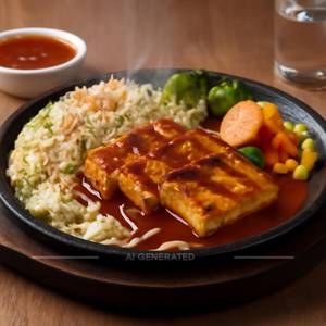 Paneer Stick N Pineapple Sizzler