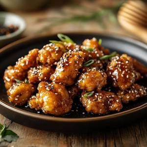 Honey crispy chicken dry
