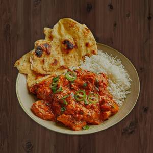 Kadhai Chicken with rice 