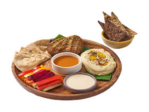 MEDITERRANEAN HUMMUS & FALAFEL PLATER