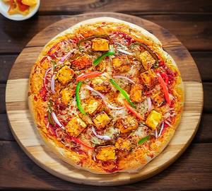Kadhai panner pizza