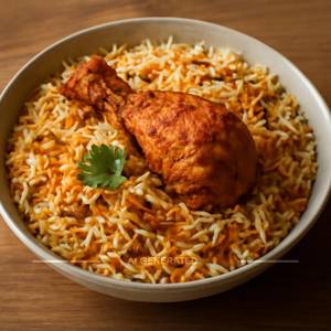 Chicken Dum Biryani With Bone (650-700gm Apx)