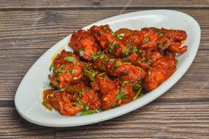 Baby Corn Mushroom Chilly