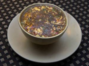 Hot And Sour Soup With Mushroom