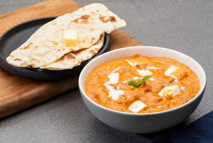 Paneer Butter Masala With Butter Naan