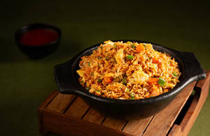Schezwan Egg Fried Rice