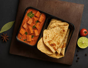 Paneer Tikka Curry - PARATHA Meal