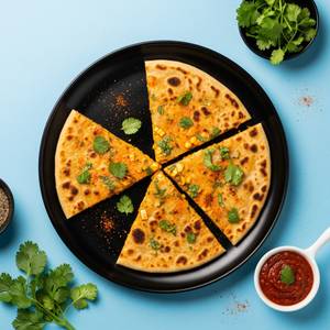 Peri Peri Paneer Paratha (Tawa)