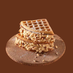 Crushed Almond Waffle