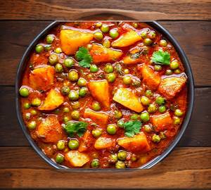 ( Garvy )  Aloo Matar Tamater