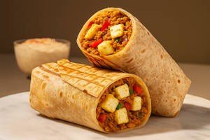 High-protein Soy & Paneer Wrap