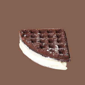 Dark And White Waffle