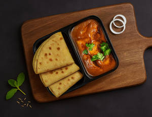 Homely Chicken Curry - 5-GRAIN ROTI Meal