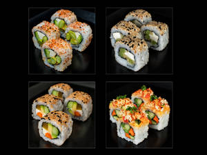 4 in 1 Sushi Box - Veg (16 Pcs)