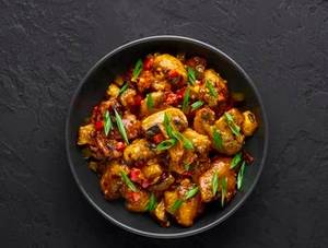 Mushroom chilli dry