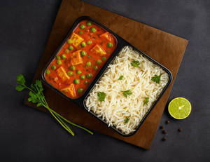 Matar Paneer - RICE Meal
