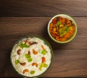 Curd Rice & Chilly Chicken 4Pics