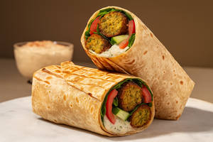 Falafal Wrap (baked Falafel)