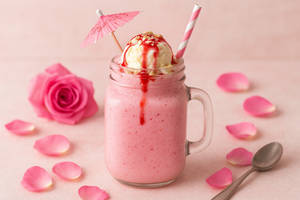 Rose Milkshake