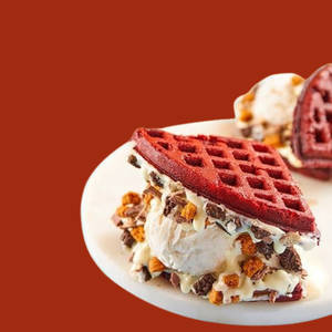 Triple Cookie Waffle