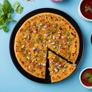 Aloo Pyaaz Paratha (Tawa)