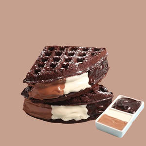 Triple Chocolate Waffle