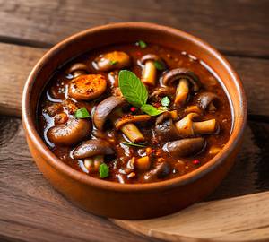 Mushroom chilli gravy