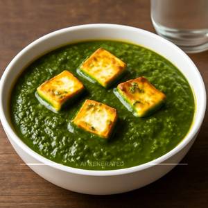 Palak Paneer Combo(sabji 250gm+2 Baby Nan+ Onion+ Lemon+ Achar+ Mukhwas)