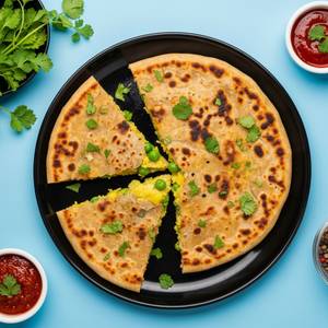 Aloo Matar Paratha (Tawa)
