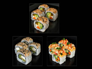 3 in 1 Sushi Box - Veg (12 Pcs)