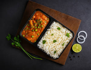 Aloo Matar - RICE Meal