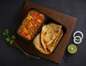Matar Paneer - PARATHA Meal