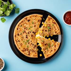 Corn Cheese Paratha (Tawa)