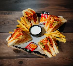 Chicken Cheese Club Sandwich