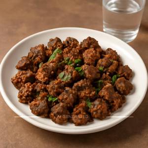 Special Gurda Kaleji Fry with 4 Chapati Roti