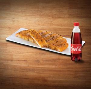 Garlic Breadsticks + Beverage
