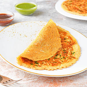 Paneer Dal Masala Chilla