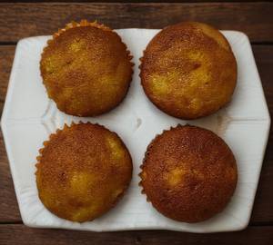 Pineapple Whole Wheat Muffins Set Of 4