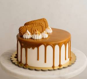Lotus Biscoff Cake (500 Gm)