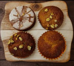 Fruit & Pineapple Whole Wheat Muffins Set 4