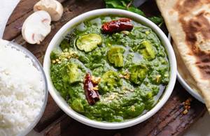 Mushroom Palak