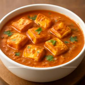 Paneer  tikka masala  + 2 lassa  paratha + bitter milk