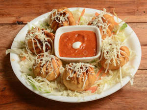 Mushroom Tandoori Momos