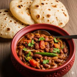 Rajma Masala + 3 Plain Fulka Roti