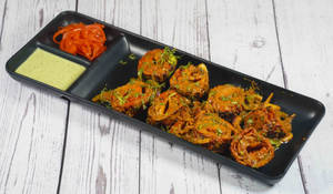 Achari Soya Chaap Tikka