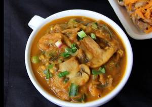 Mushroom Pav Bhaji