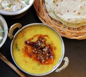 1 Dal Tadka [250 Ml] With 4 Butter Tandoori Roti and Jeera Rice
